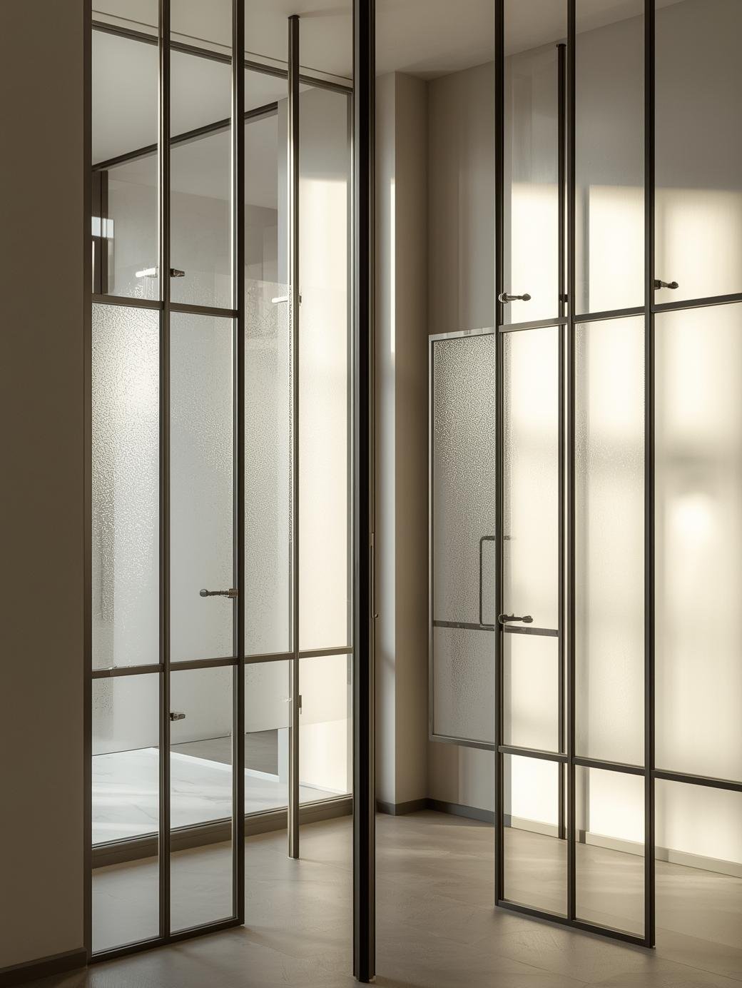 Acid-Etched Glass