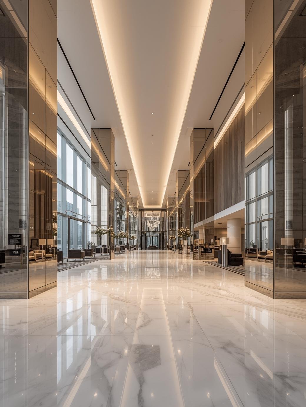 Column Mirror Cladding