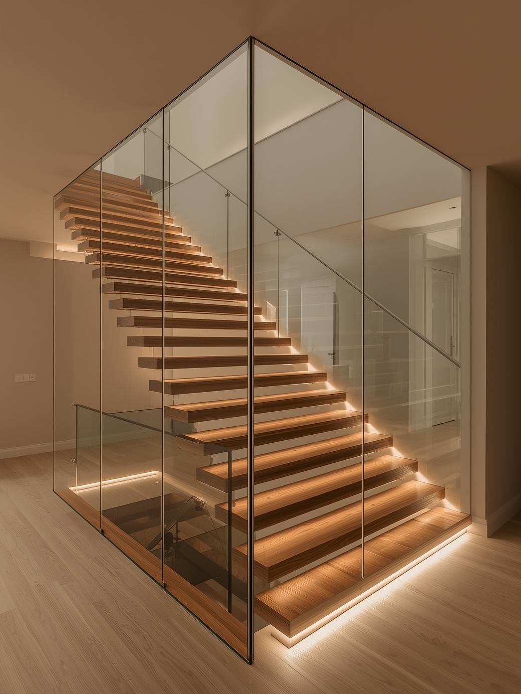 Staircase Glass Partitions