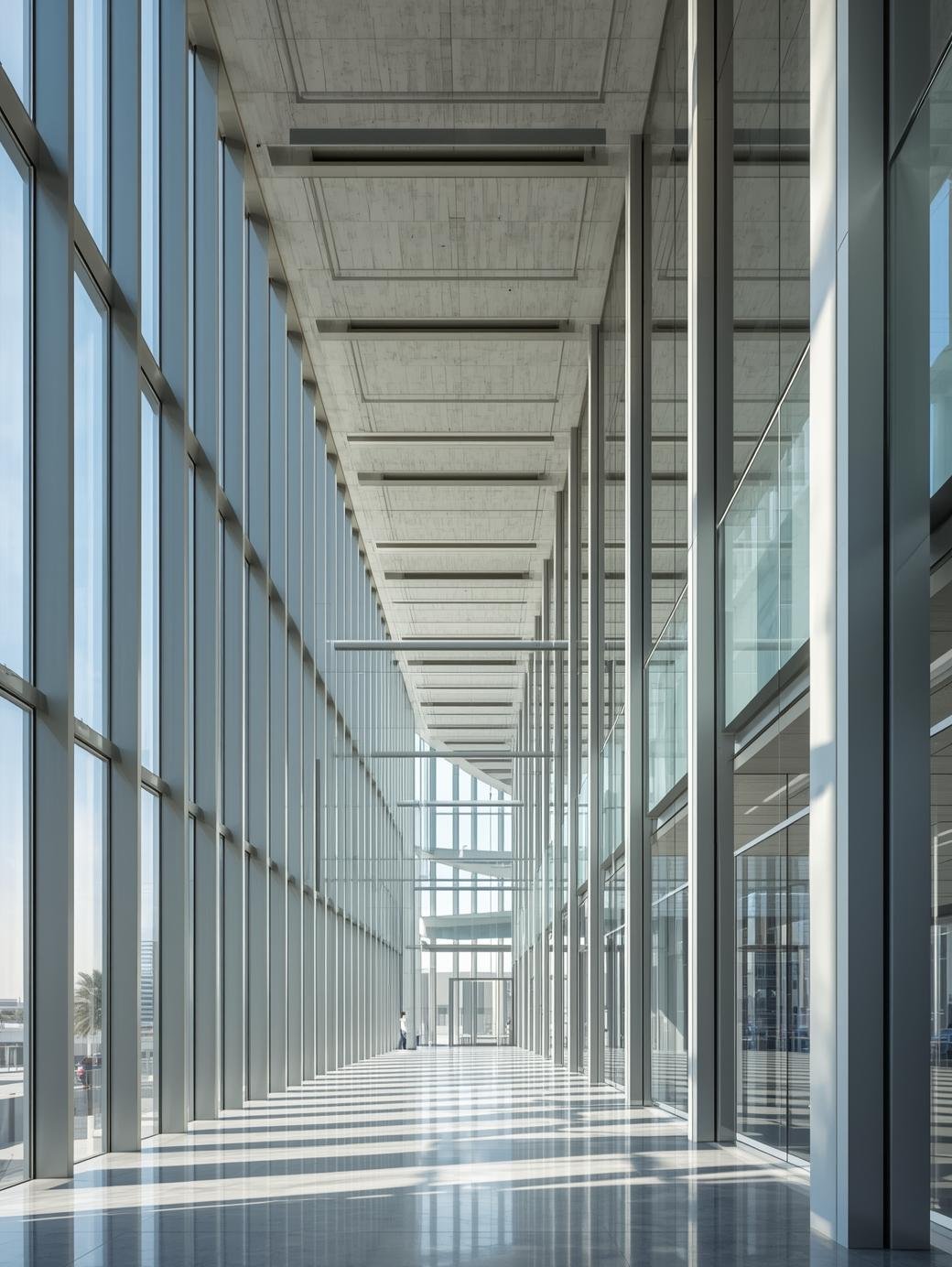 Aluminum Mullion and Transom Curtain Wall System