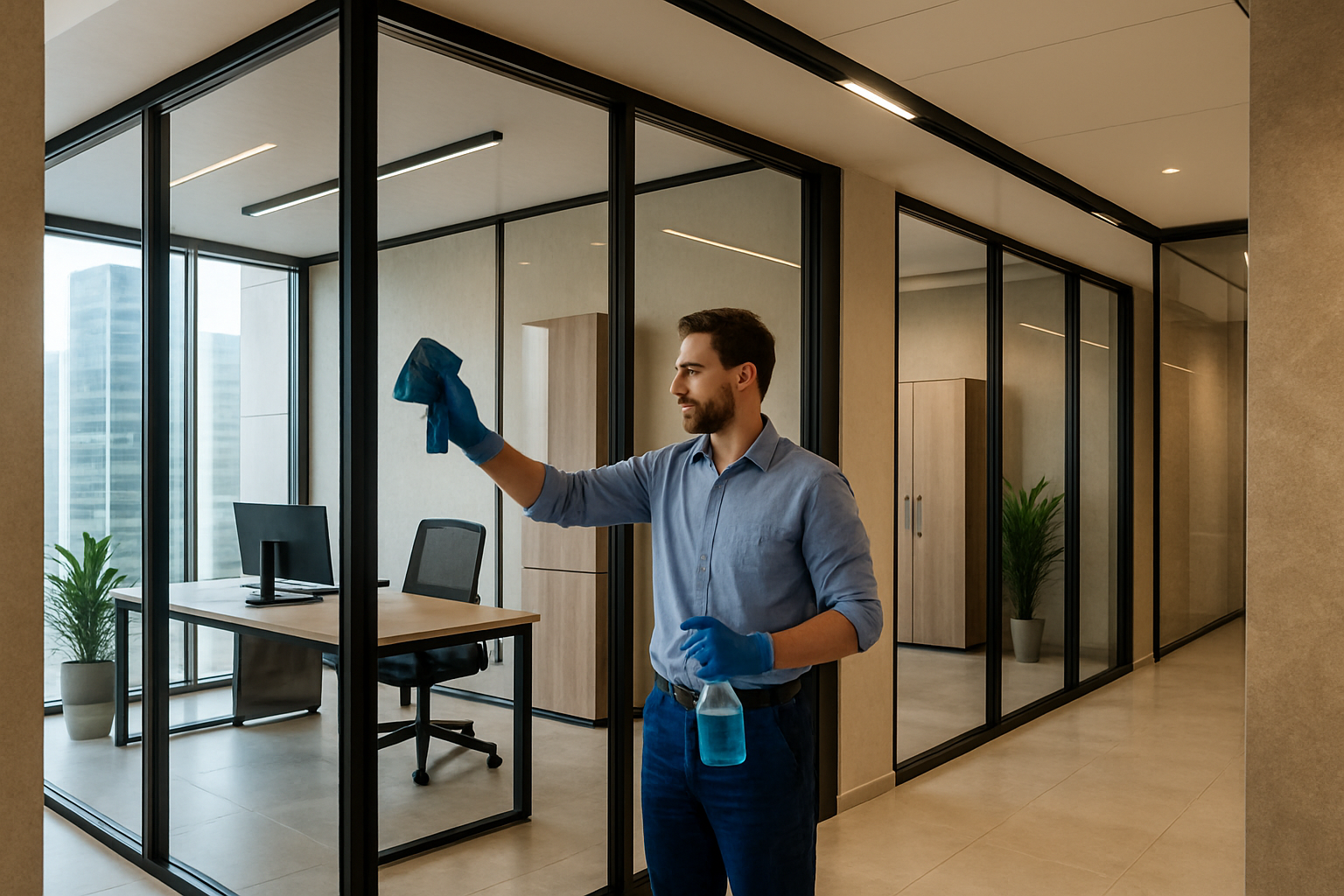 Essential Maintenance Tips for Office Glass Partitions to Ensure Longevity — material and design detail