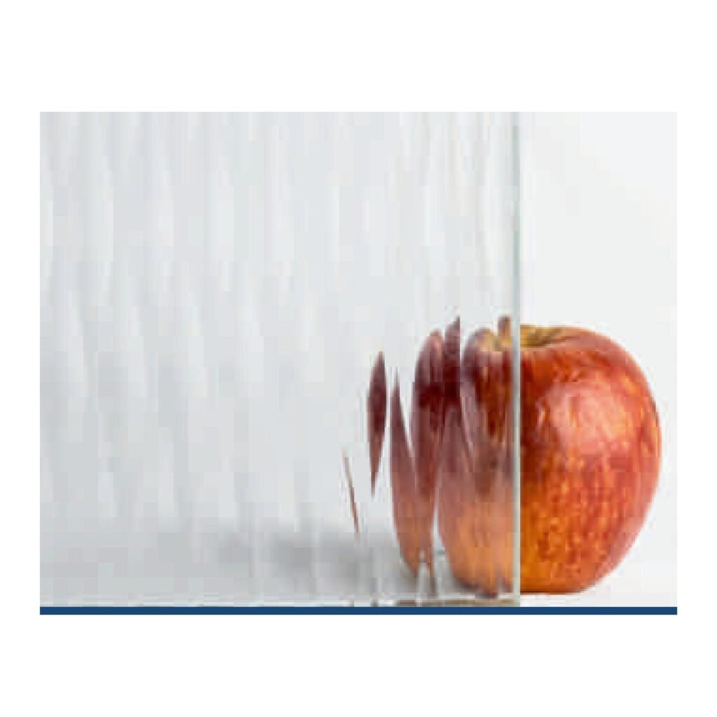 Ultra Clear Glass with Lamfie Design