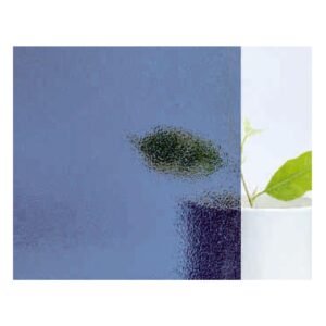 Blue Patterned Glass (Barfi Blue) glass product - Crystal Vista Dubai