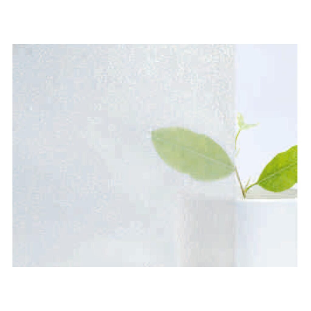 Clear Glass with Barfi Pattern