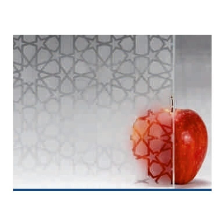 Acid Etched Extra Clear Glass, Double Star glass product - Crystal Vista Dubai