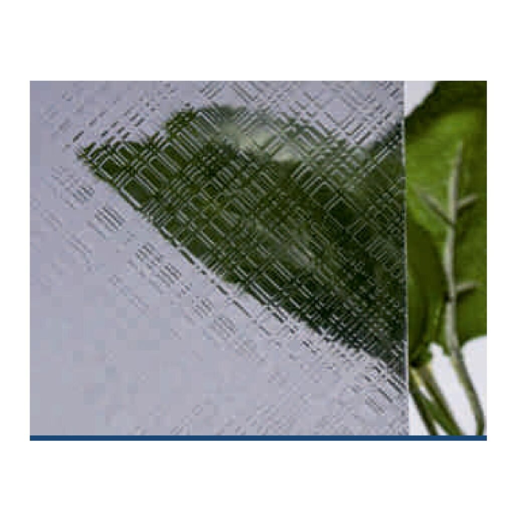 Black Acid Etched Glass (Quadrile)