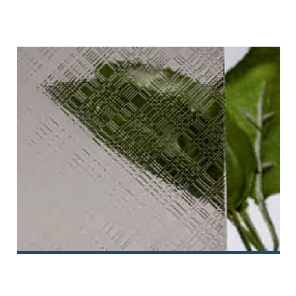Euro Grey Acid Etched Glass (Quadrile)