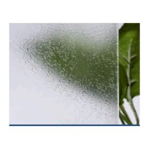 Ultra Clear Acid Etched Glass (Wild Grain) glass product - Crystal Vista Dubai